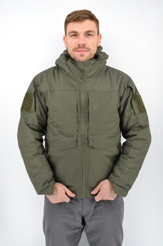 Зимняя тактическая куртка Eagle с подкладкой Omni-Heat и силиконовым утеплителем Olive Green L