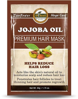 Maska do włosów Difeel Premium Deep Conditioning Hair Mask kondycjonująca Jojoba Oil 50 g (711716362633)
