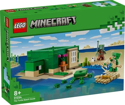 Конструктор Lego Minecraft Пляжный дом в форме черепахи 21254