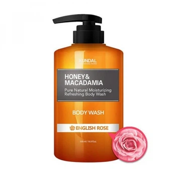 Гель для душа Английская роза Kundal Honey and Macadamia Body Wash English Rose 500ml