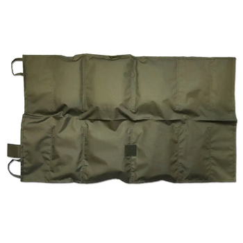 Складаний несесер на 12 секцій з сумкою в комплекті Acropolis органайзер для військових Хакі ОРПН-1