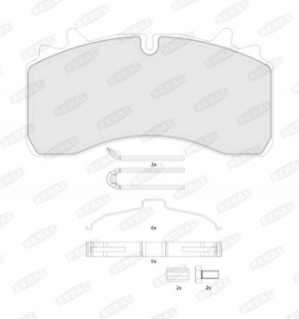 Тормозные колодки BERAL BCV29162TK