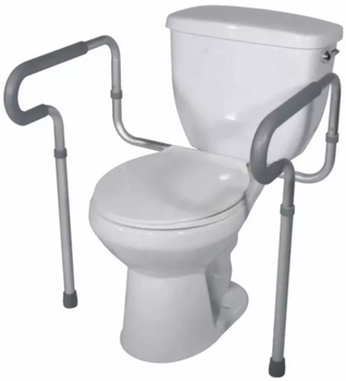 Рамка поручень алюминиевая MED1 для безопасного пользования туалетом (MED1-N20)