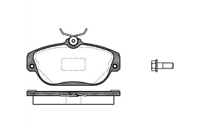 Тормозные колодки REMSA 036810 Volvo S90, V90 271349, 2713493, 2713498