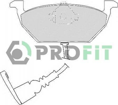 Колодки гальмові PROFIT 50001398 Volkswagen Jetta, Bora, Polo, Golf, Caddy; Seat Toledo, Leon, Ibiza, Cordoba; Skoda Octavia, Fabia, Roomster, Yeti; Audi A3, A2 1J0698151D, 1J0698151E, 1J0698151F