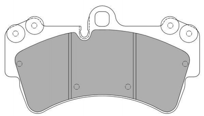 Тормозные колодки FREMAX FBP-1358 Volkswagen Touareg; Audi Q7; Porsche Cayenne 7L0698151A, 7L0698151C, 7L0698151E