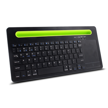 Бездротова клавіатура VHG BK230TF Wireless Keyboard + Touchpad, Black-Green