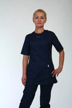 Медичний костюм 3251 (синій 42-60р. жіночий коттон) Хелслайф 48