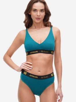Комплект (бралетт + трусики-слипы) женский Apriori Modern AF-010530 XL Изумрудный (ROZ6501003642)