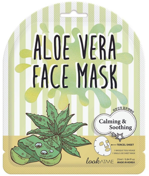 Maska do twarzy w płachcie Look At Me aloe vera łagodząca 25 ml (8809417491003)