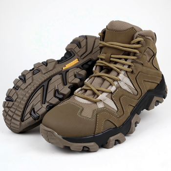 Ботинки кожаные OKSY TACTICAL Koyot демисезонные 45 размер