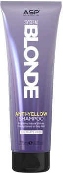 Szampon Affinage System Blonde Anti-Yellow Shampoo do włosów blond 275 ml(5055786231693)