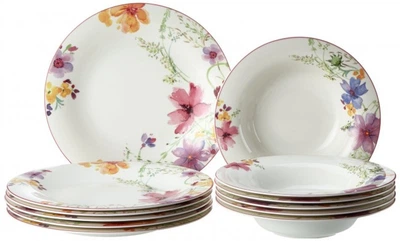 Набір тарілок Villeroy & Boch Mariefleur Basic 6/12 1041007609