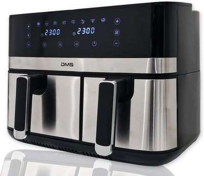 Аэрофритюрница двухкамерная DMS HF-10E Duo 2800 Вт 6/4 л