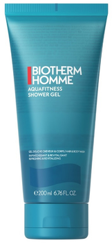 Гель для душу для тіла і волосся Biotherm Homme Aquafitness 200 мл (3367729023046 / 3605540873502)