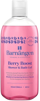 Гель для ванної та миття тіла Barnängen Berry Boost Shower & Bath Gel з олією чорниці 400 мл (9000101222685)