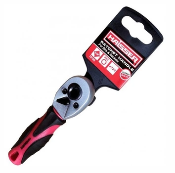 Ключ трещотка двухсторонняя 1/4" для бит и головок Haisser 70185