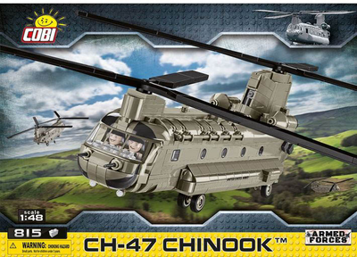 Klocki konstrukcyjne Cobi CH-47 Chinook 815 elementów (5902251058074)