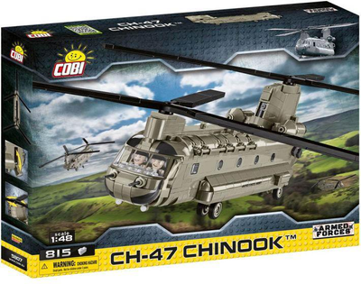 Klocki konstrukcyjne Cobi CH-47 Chinook 815 elementów (5902251058074)
