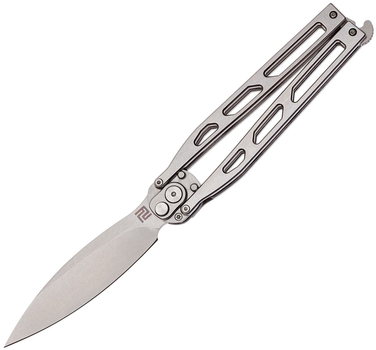 Нож Artisan Cutlery Kinetic Balisong, D2, Steel Silver (2798.02.06)