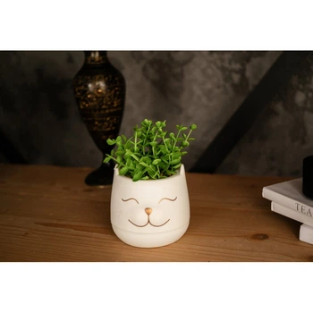Штучна квітка в горщику Decoramo, 9*14см, (DC-76) (65780-30)