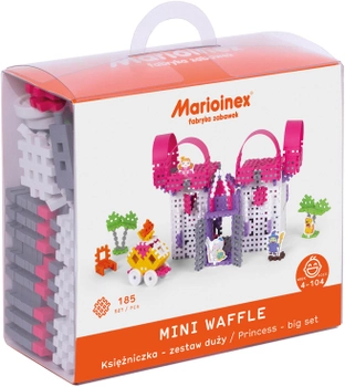 Klocki konstrukcyjne Marioinex Mini Waffle Księżniczka 185 elementów (5903033903773)