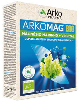 Комплекс вітамінів та мінералів Arkopharma Arkovital Double Magnesium Bio 30 таблеток (3578830124496/3578836127149)