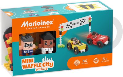 Konstruktor Marioinex Mini Waffle City Wyscig 80 elementów (5903033903179)