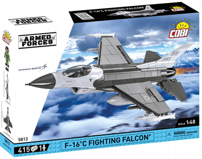 Конструктор Cobi F-16C Fighting Falcon 415 деталей (5902251058135)