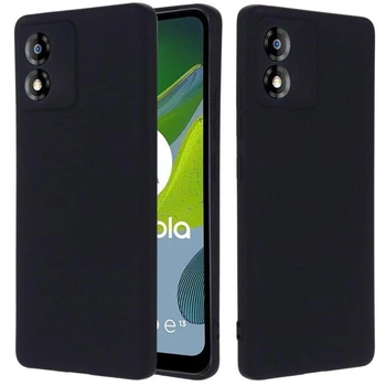 Чехол Fiji Full Soft Premium для Motorola E13 противоударный бампер с микрофиброй Black