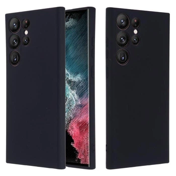 Чехол Fiji Full Soft Premium для Samsung Galaxy S23 Ultra (S918) противоударный бампер с микрофиброй Black