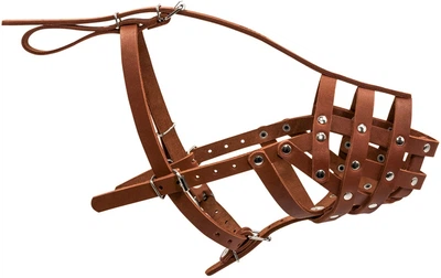 Намордник твердый Collar (доберман, овчарка, сеттер большой) Коричневый (06096Collar)