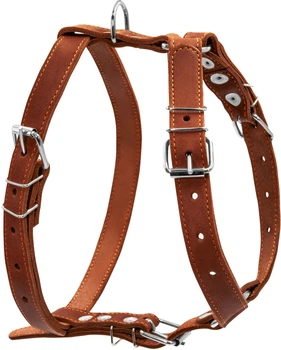 Шлейка Collar одинарна (ширина 25 мм, А: 49-68 см, В: 68-80 см) Коричнева (06386Collar)