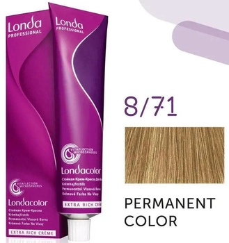 Фарба для волосся Londa Professional Permanent Color Creme Extra Rich перманентна 8.71 60 мл (4064666217154)
