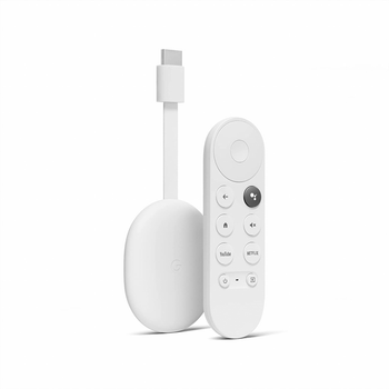 Odtwarzacz multimedialny Google Chromecast z Google TV 4K UHD (2160p) Biały (GA01919-NO)