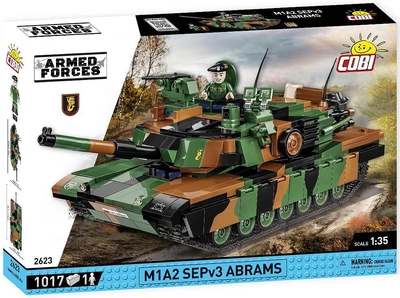 Конструктор Cobi Armed Force M1A2 SEPv3 Abrams 1017 деталей (5902251026233)
