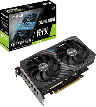 Видеокарта ASUS DUAL-RTX3060TI-O8G-MINI-V2