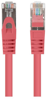 Patchcord Lanberg FTP Cat 6 0.25 m Red (5901969436396)