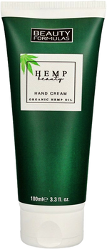 Krem do rąk Beauty Formulas Hemp Beauty Hand Cream z organicznym olejem konopnym 100 ml (5012251013055)