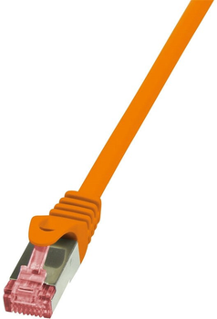 Patchcord LogiLink Cat 6 S/FTP 7.5 m Orange (4052792021639)