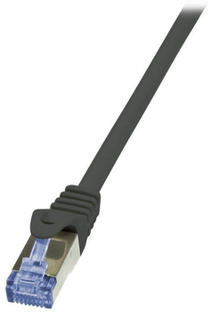 Patchcord LogiLink Cat 6a S/FTP 10 m Black (4052792020342)