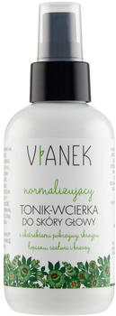 Тонік-скраб для шкіри голови Vianek енергійний нормалізуючий 150 мл (5902249010411)