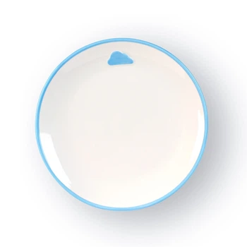Тарілка обідня дитяча МВМ MY HOME 20 см Блакитна (KP-46 BLUE)