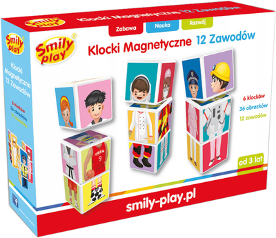 Konstruktor Smily Play Klocki Magnetyczne Zawody 6 elementów (5905375834654)