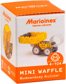 Конструктор Marioinex Mini Waffle Будівельник 42 деталі (5903033902578)