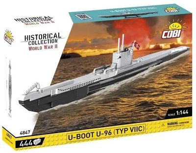 Konstruktor Cobi Historical Collection World War II U Boot U96 Typ VIIC 444 elementy (5902251048471)