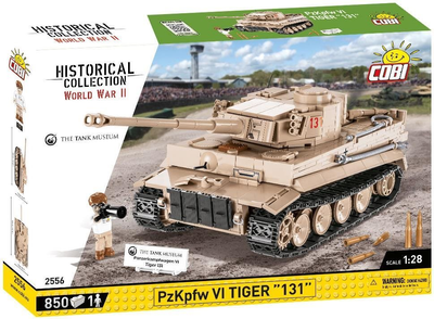 Konstruktor Cobi Historical Collection World War II Panzerkampfwagen VI Tiger 131 850 elementów (5902251025564)