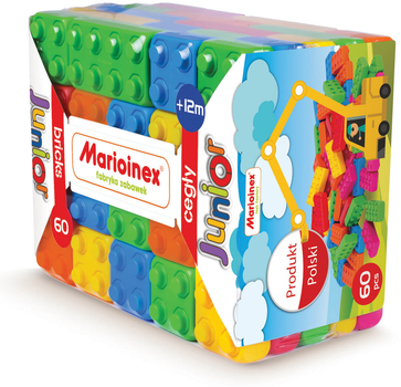 Конструктор Marioinex Junior Строительные кирпичи 60 деталей (5903033901700)