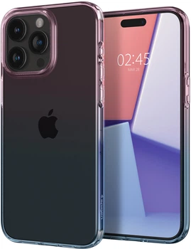 Etui Spigen Liquid Crystal dla Apple iPhone 15 Pro Gradacja różowa (ACS06700)