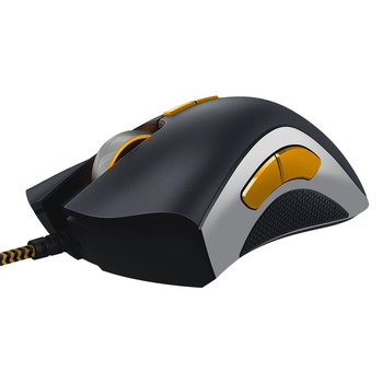 Компьютерная проводная мышка DeathAdder Elite Чёрная эргономичная